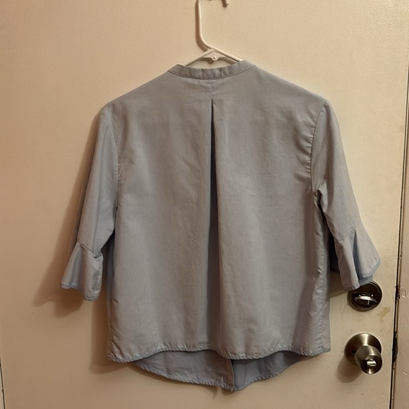Maje light blue blouse - Picture 7 of 9
